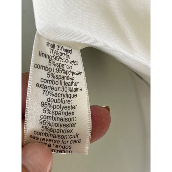 Miha Vest Textured Wool Boho Festival Suede Asymmetrical Vest Women’s Size Small - Picture 7 of 9